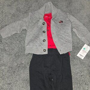 3 piece carter's boy Christmas outfit - 6 month